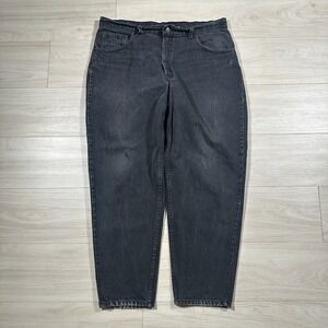 Vintage Levi's 560 Jeans Mens 38x30 Relaxed Taper Comfort Fit Black Baggy Fit